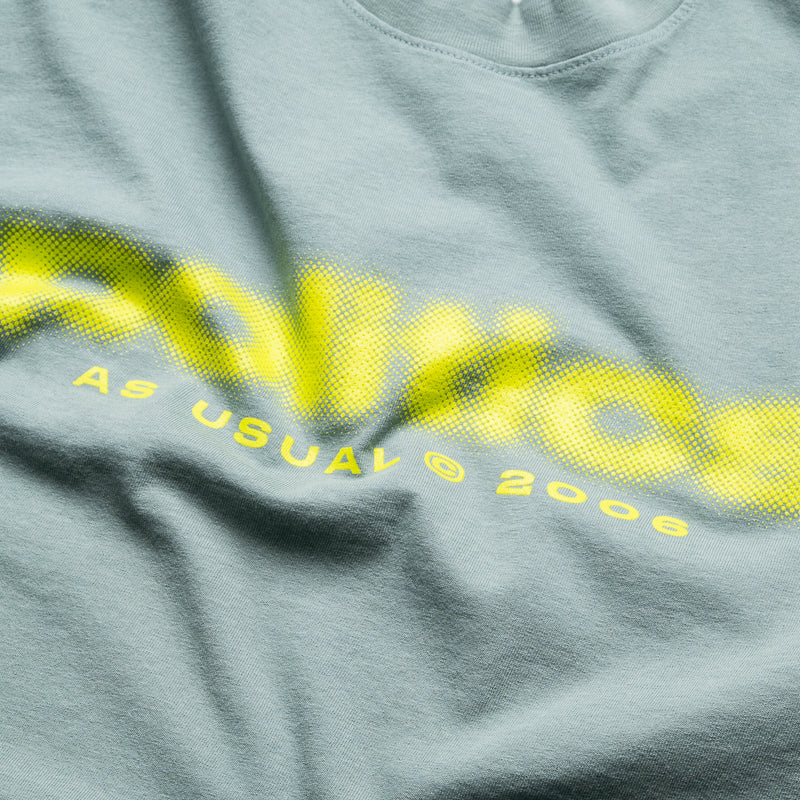 Politics Spaz Tee - Atlantic Green