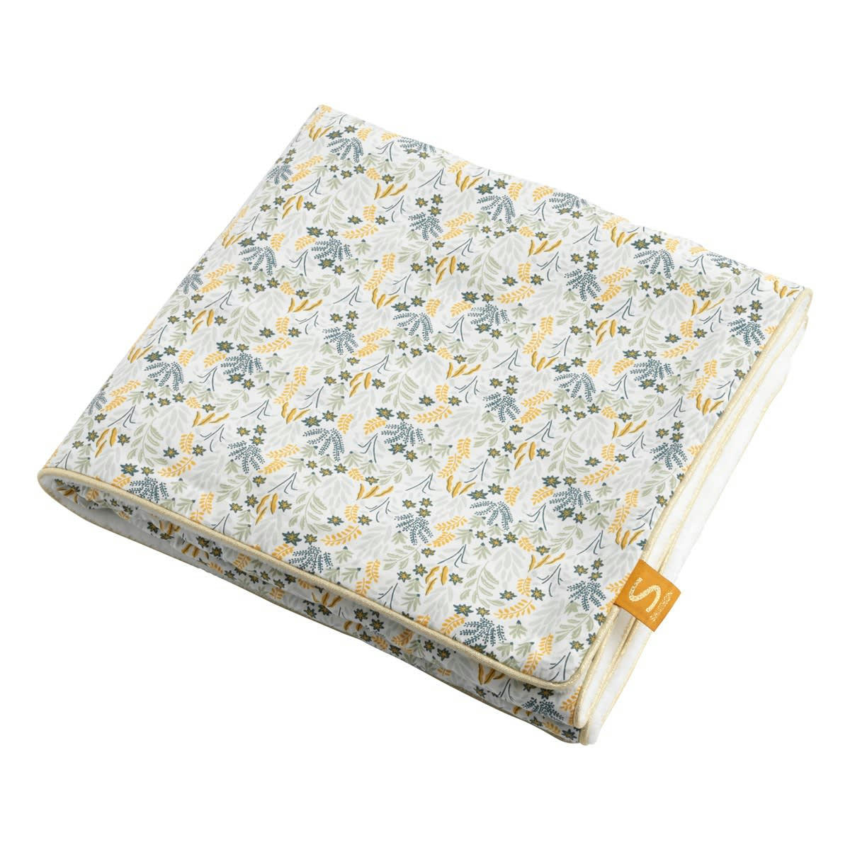 PROMENONS NOUS - Couverture 100x75cm en coton blanc