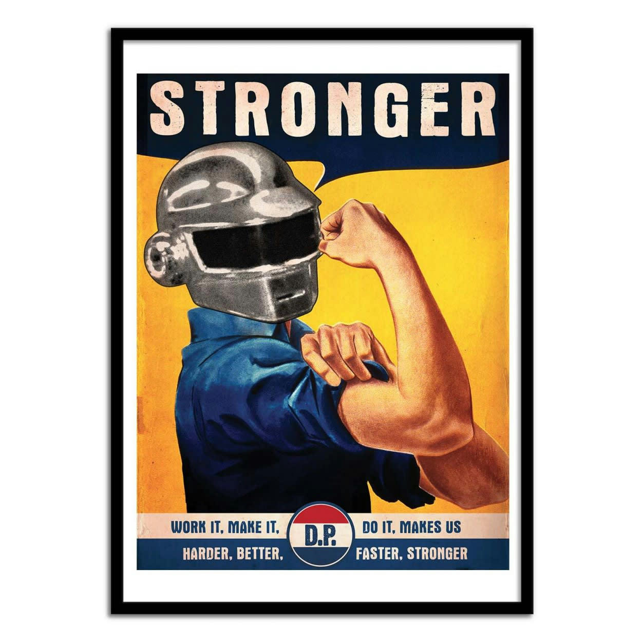 DAVID REDON - STRONGER - Affiche d'art 30 x 40 cm