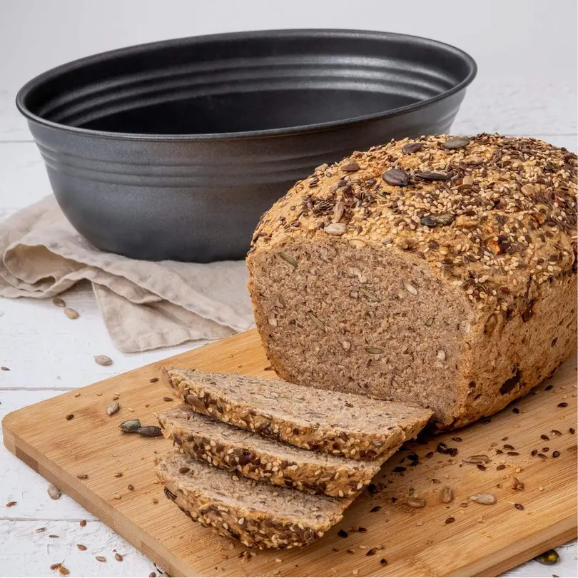 Brotbackform Black Metallic