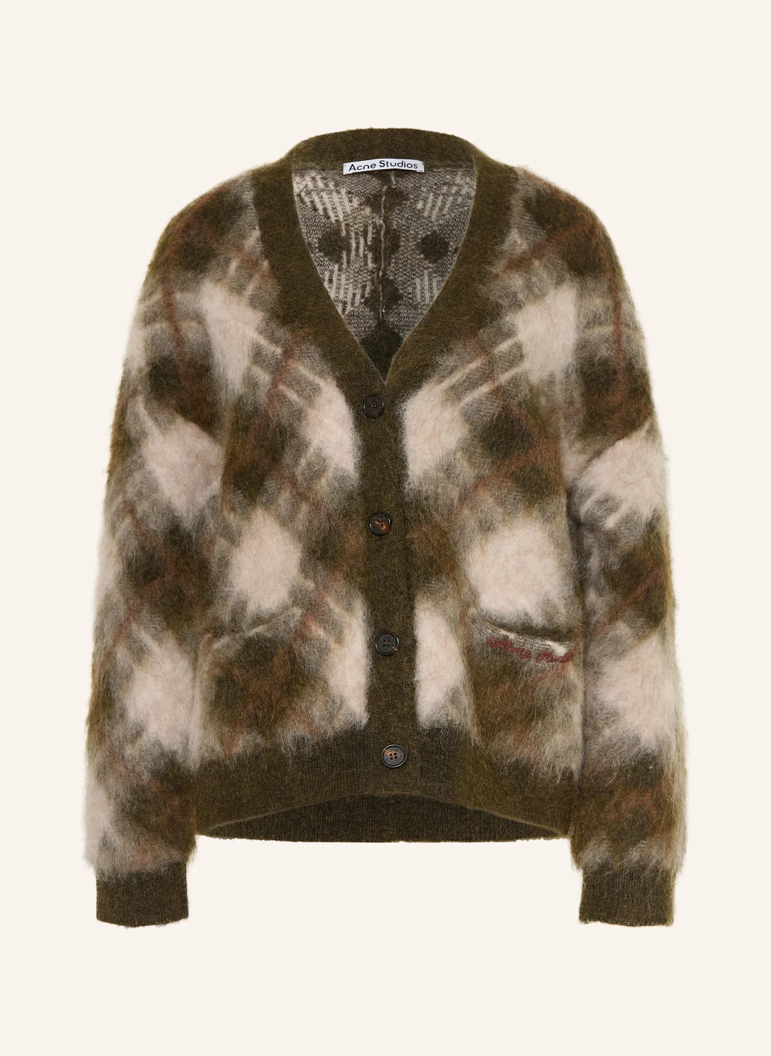 Acne Studios Strickjacke mit Mohair