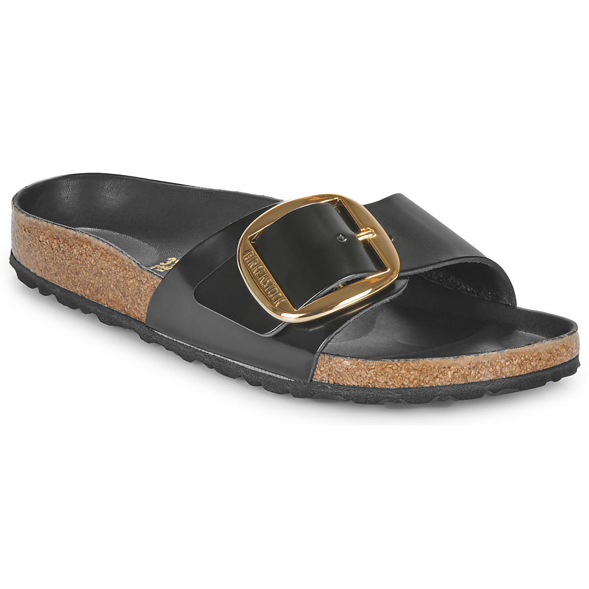 BIRKENSTOCK - Madrid Big Buckle - High / Shiny / Leather /  black