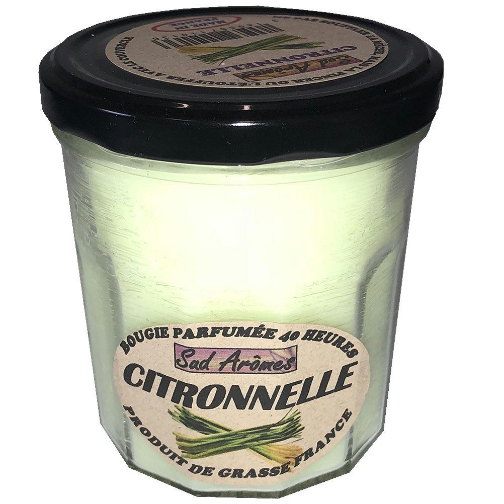 - Bougie fabriquée en France 40 heures citronnelle