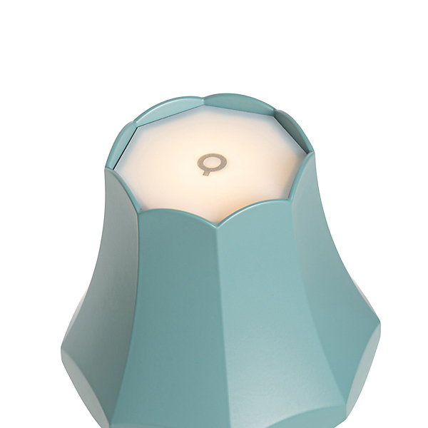 Lot de 2 lampes de table rétro bleu minéral rechargeables IP44 - Granny