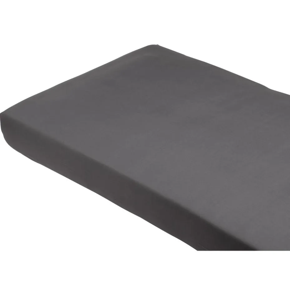 Kwantum Hoeslakens. Moltons & Kussenslopen | Beddengoed | Hoeslaken Katoen Antraciet – 160x200cm 200×160 Cm 200X160CM