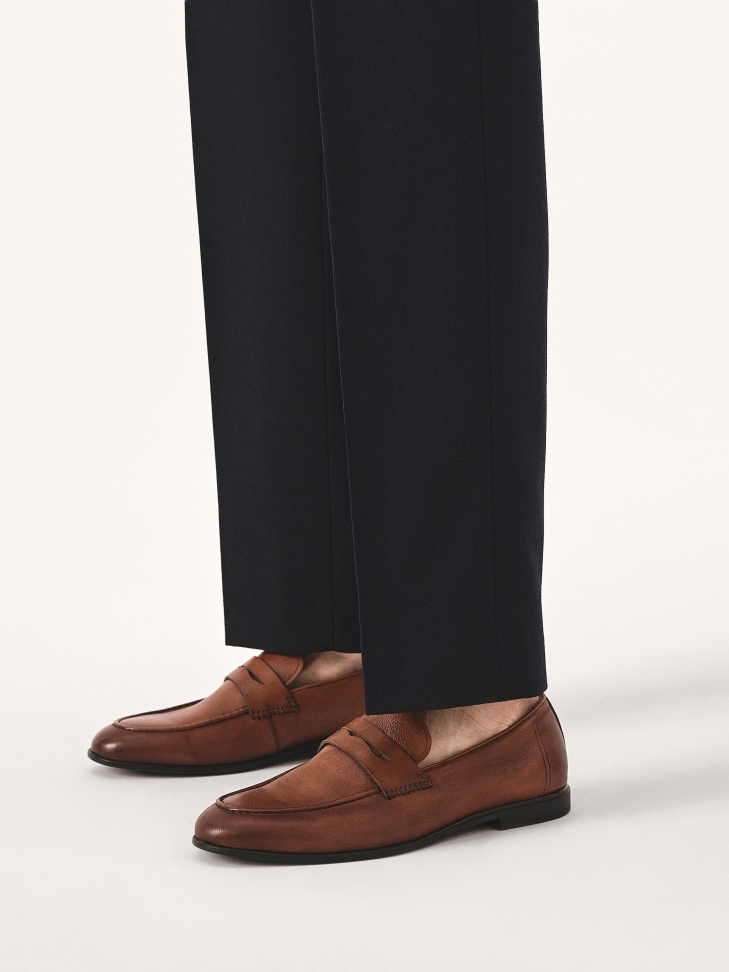 Men's leather loafers