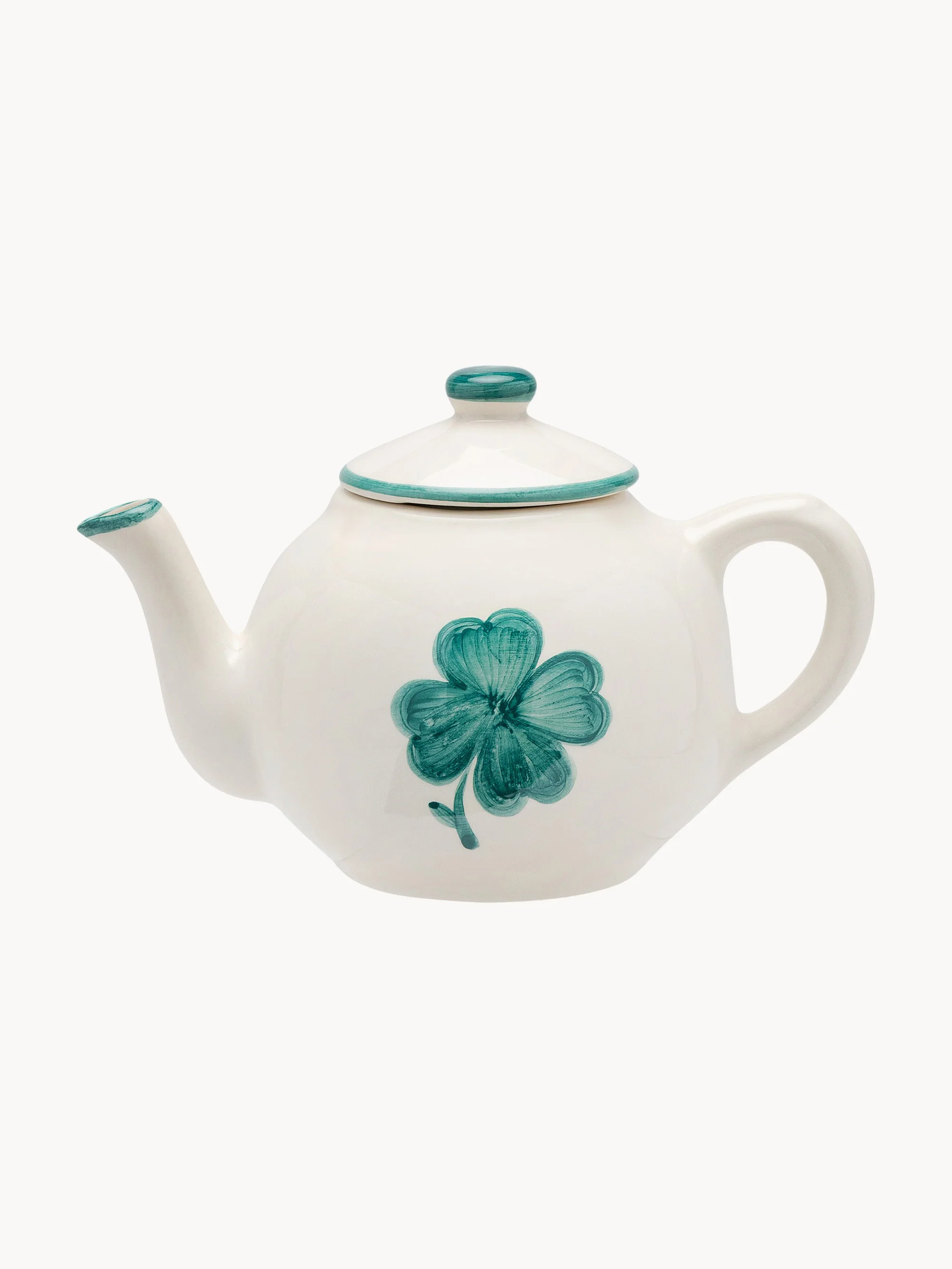 Handbemalte Teekanne Shamrock, 600 ml