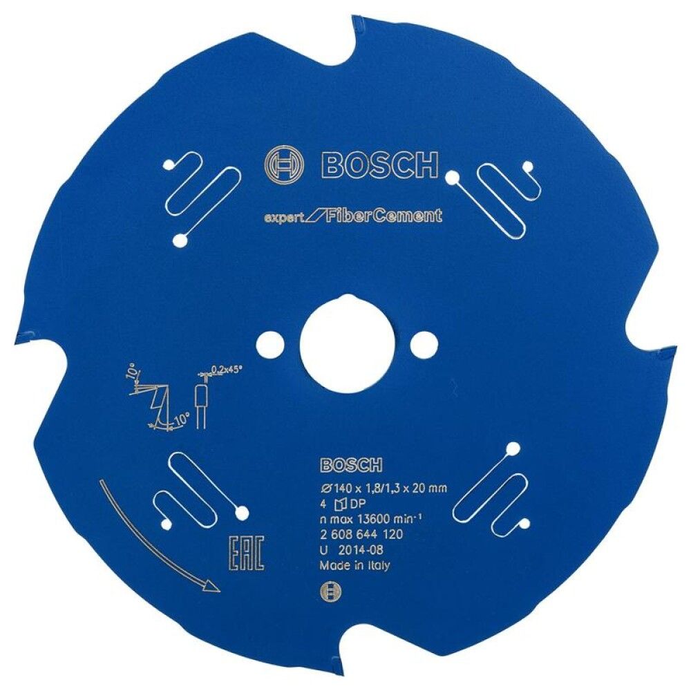 SIRKELSAGBLAD BOSCH EXP FIBER 140X20MM
