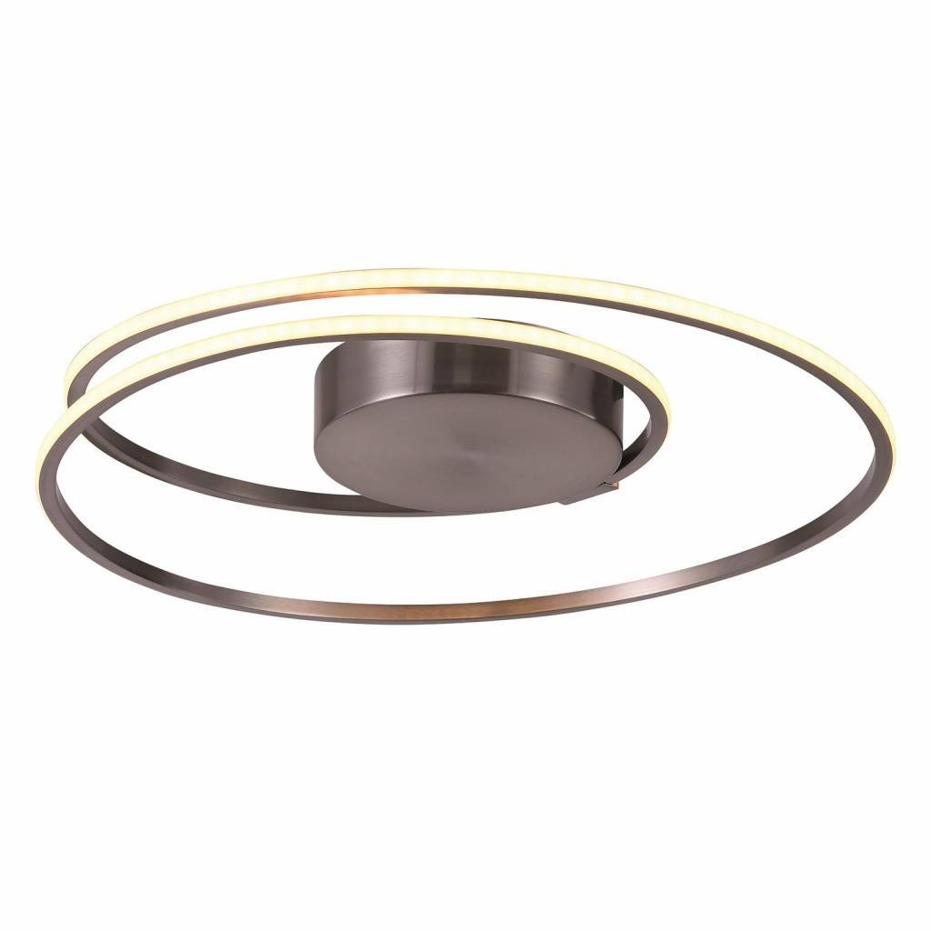 Freelight plafondlamp Ophelia - 1 lichts - 45 x 10  cm - mat chroom
