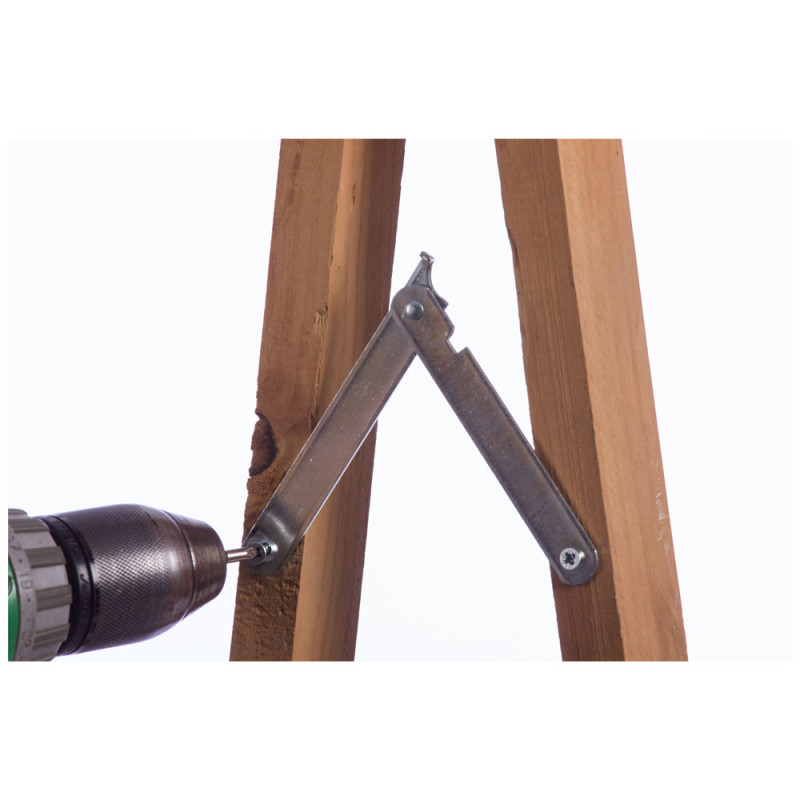 Compas de trétau en acier zingué 260 mm 2 pièces TEKNIBOX