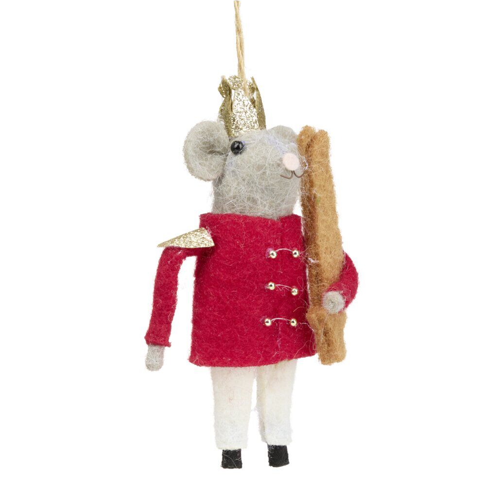 Souris à suspendre de No&euml;l H12cm (12 modèles)