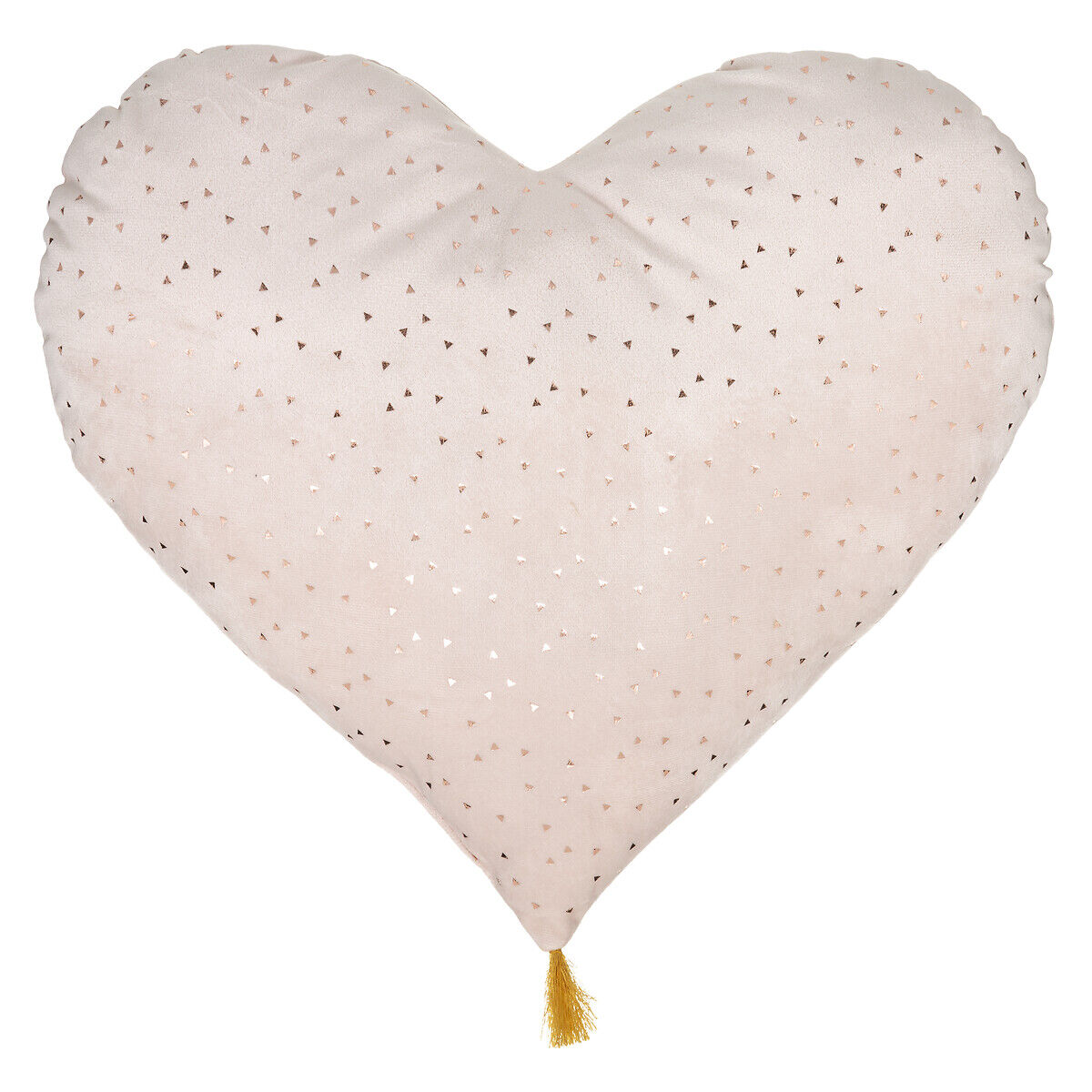 Almofada em forma de coração TASSEL rosa 39x45cm