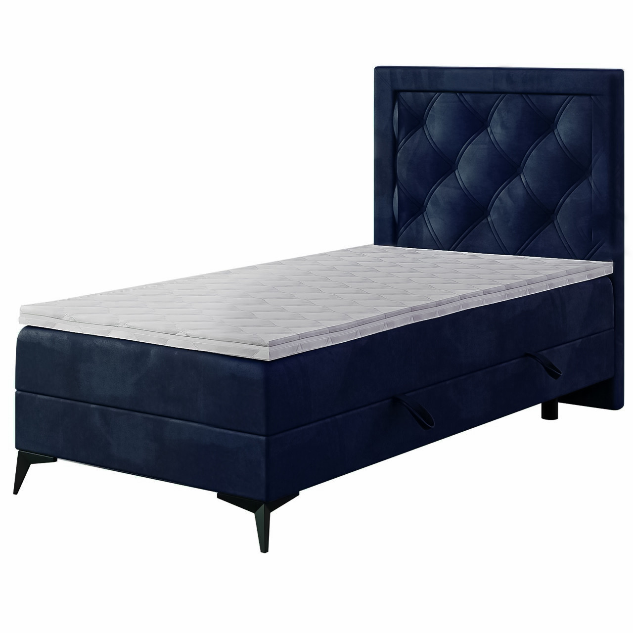 Łóżko kontynentalne DUSTIN 90x200 prawy magic velvet 2216