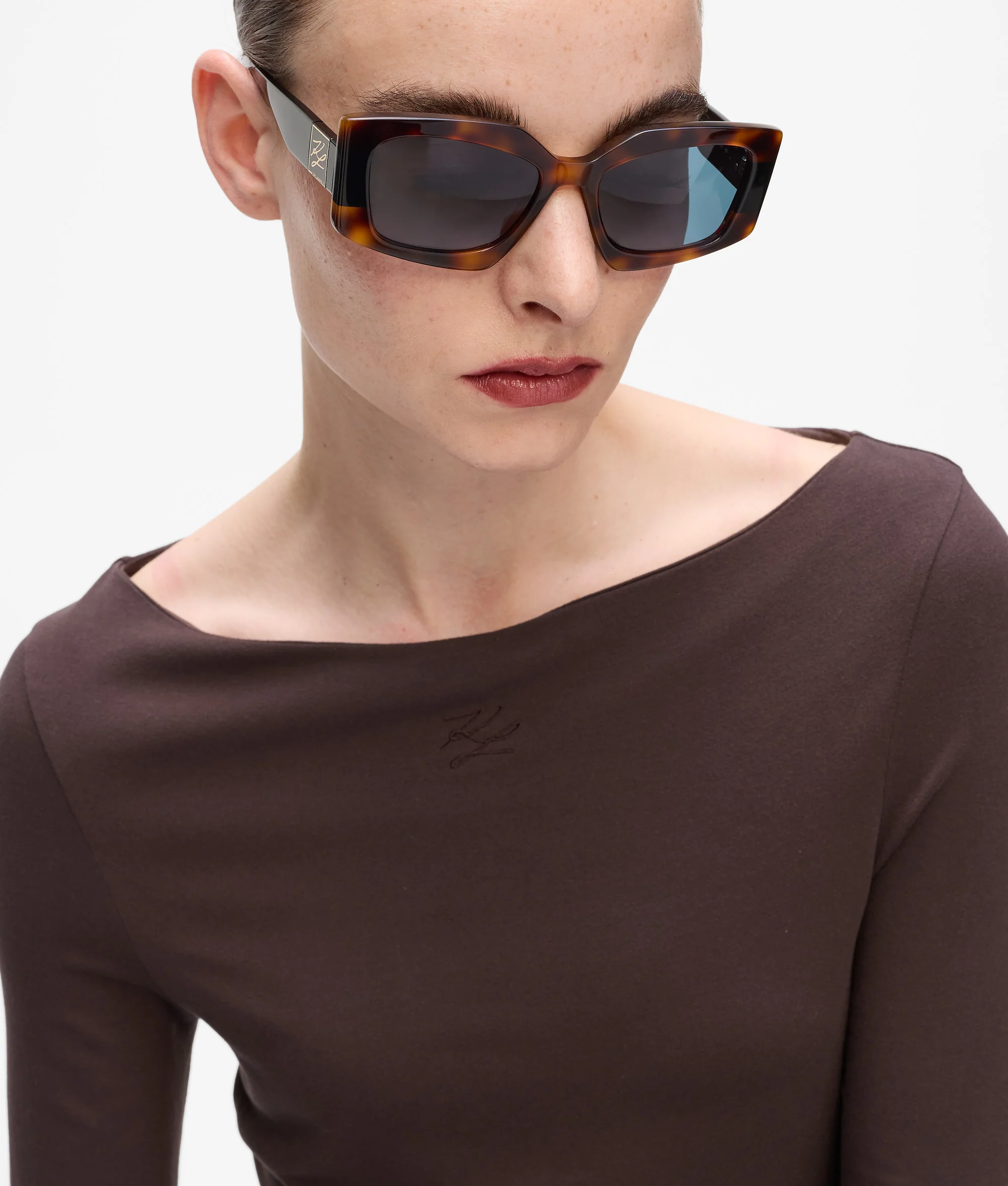 Lunettes de soleil épaisses K/Autograph