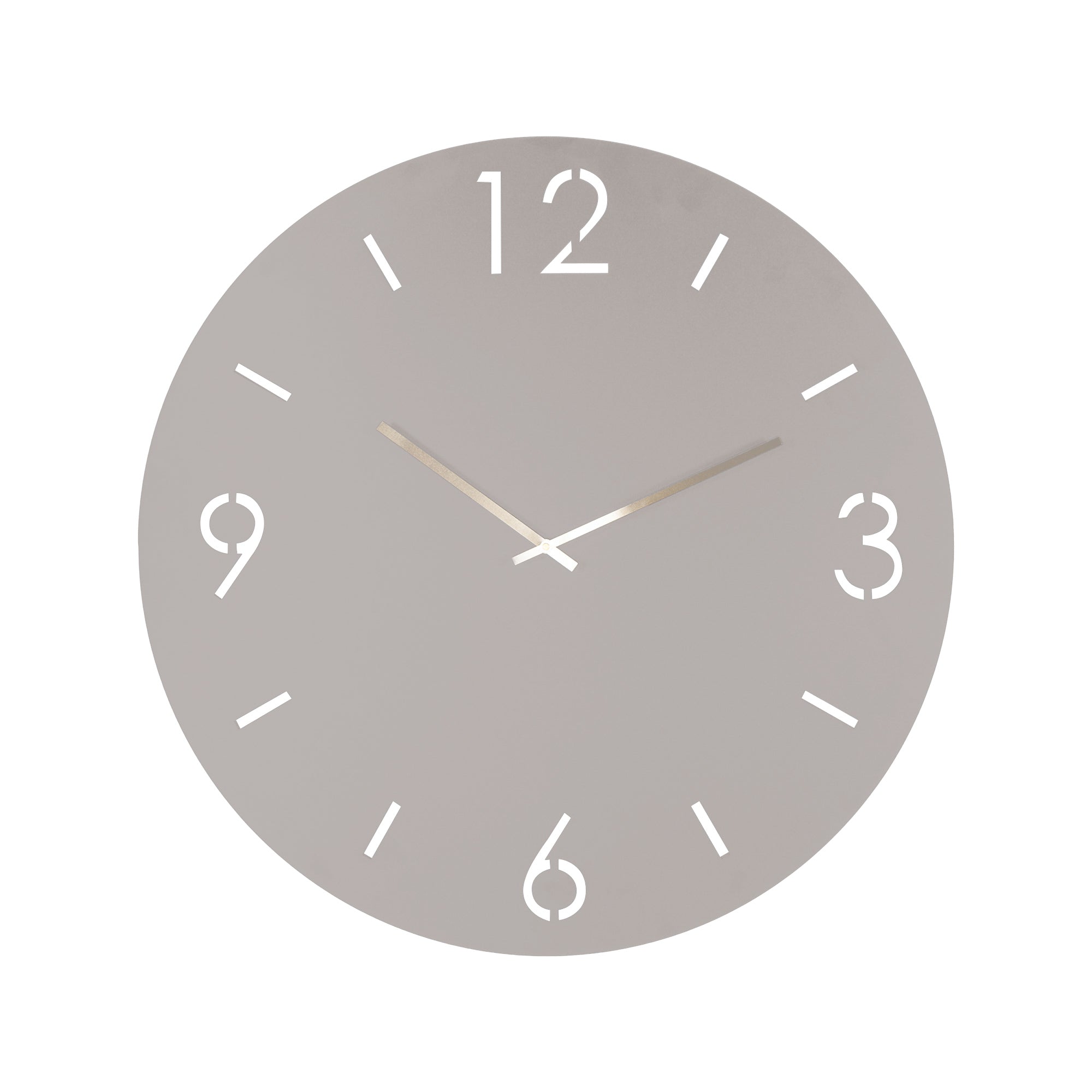 Spinder Design klok Time Ø 60 - Silky Taupe