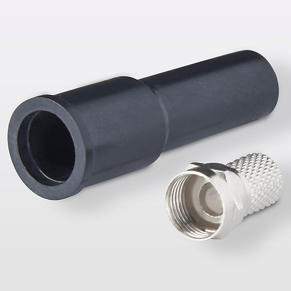 Fiche TV Mâle type F à câbler imperméable pour PF100/RG6, lot de 2