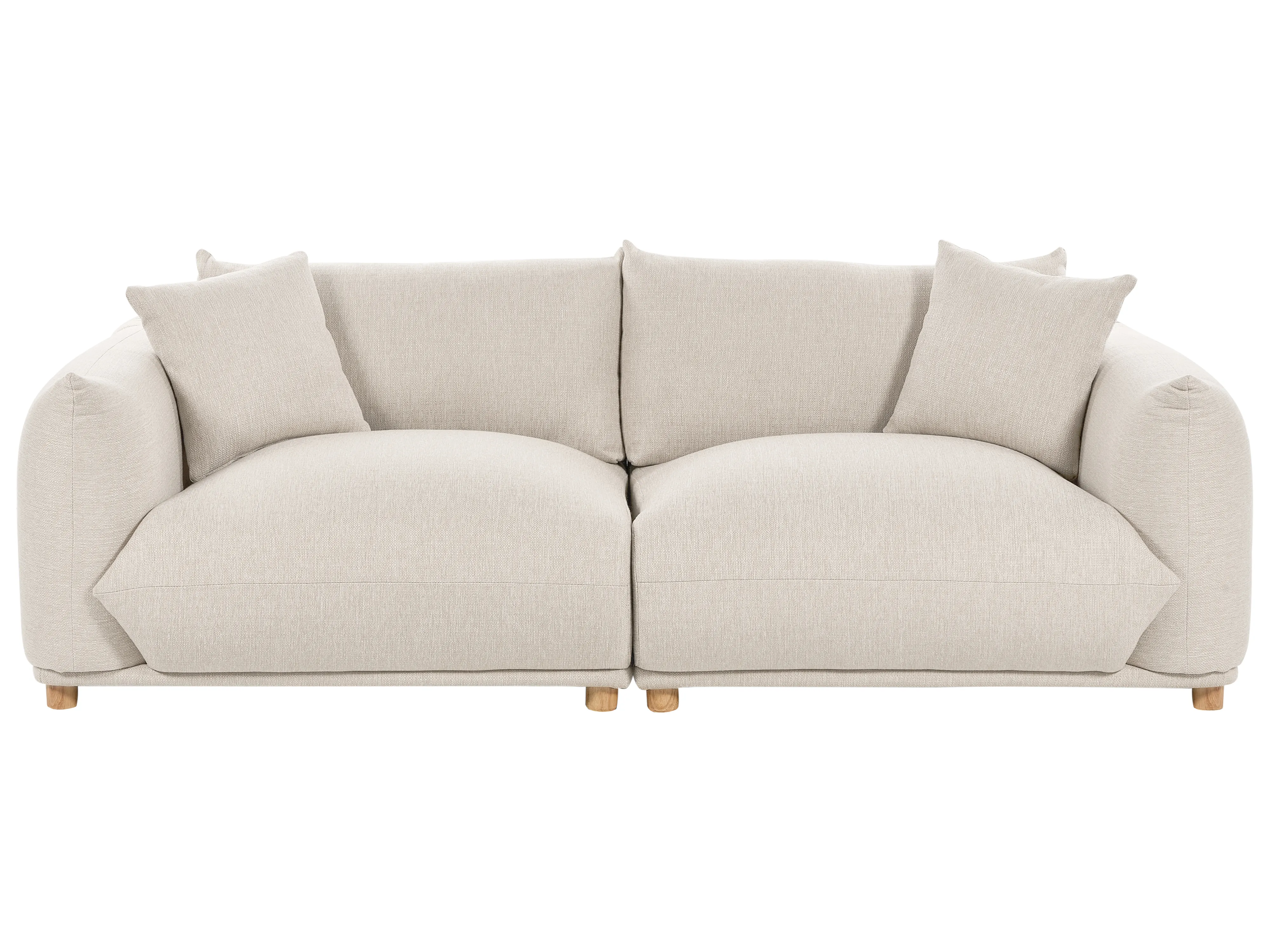 Armchair LUVOS Fabric Light Beige