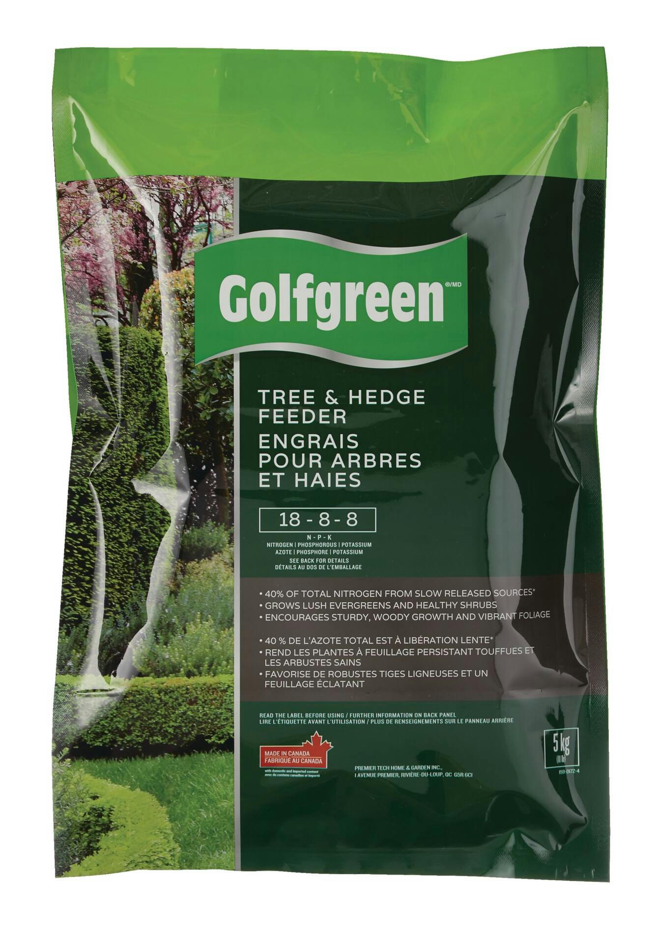 Golfgreen Tree & Hedge Lawn Fertilizer, 18-8-8, 5-kg