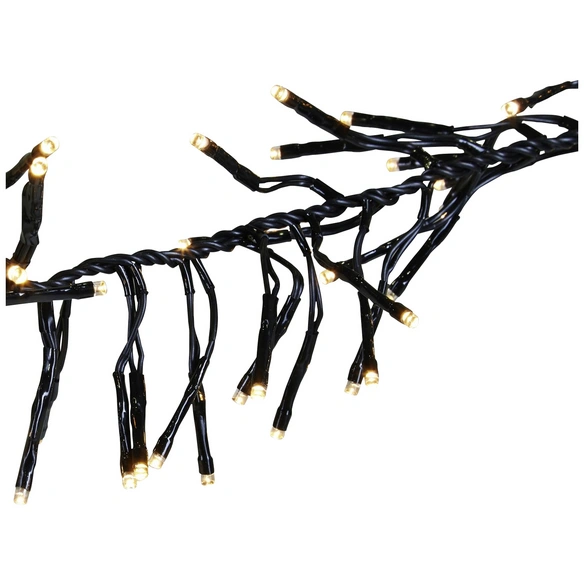 Lichterkette, 7,7 m mit 364 LED, bernsteinfarben