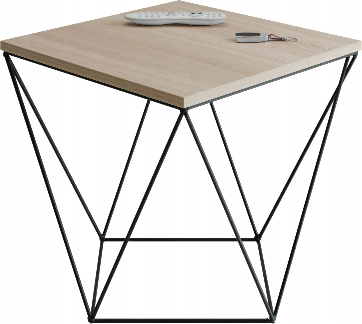 Kawowy Stolik Druciany Loft Industrial Czarny DS