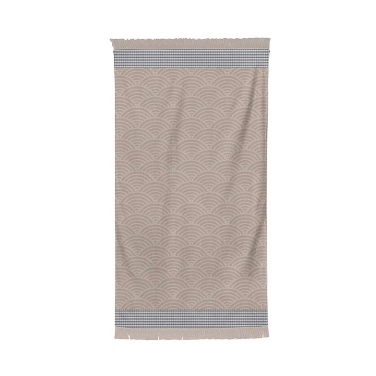 - Drap de plage coton Artea Beige 100x180 cm