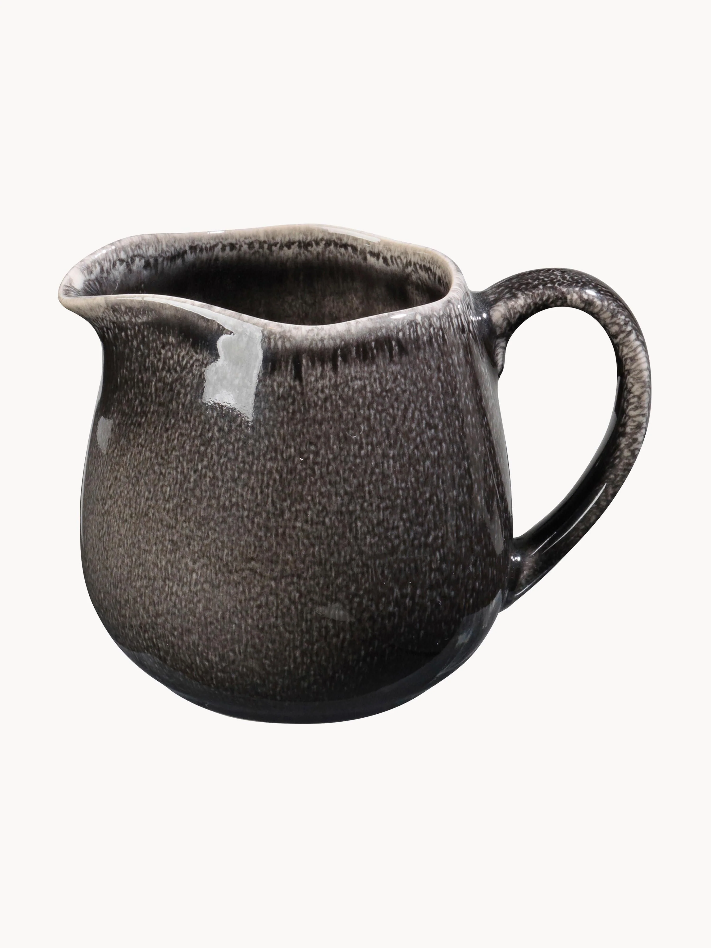 Handgefertigtes Milchkännchen Nordic Coal