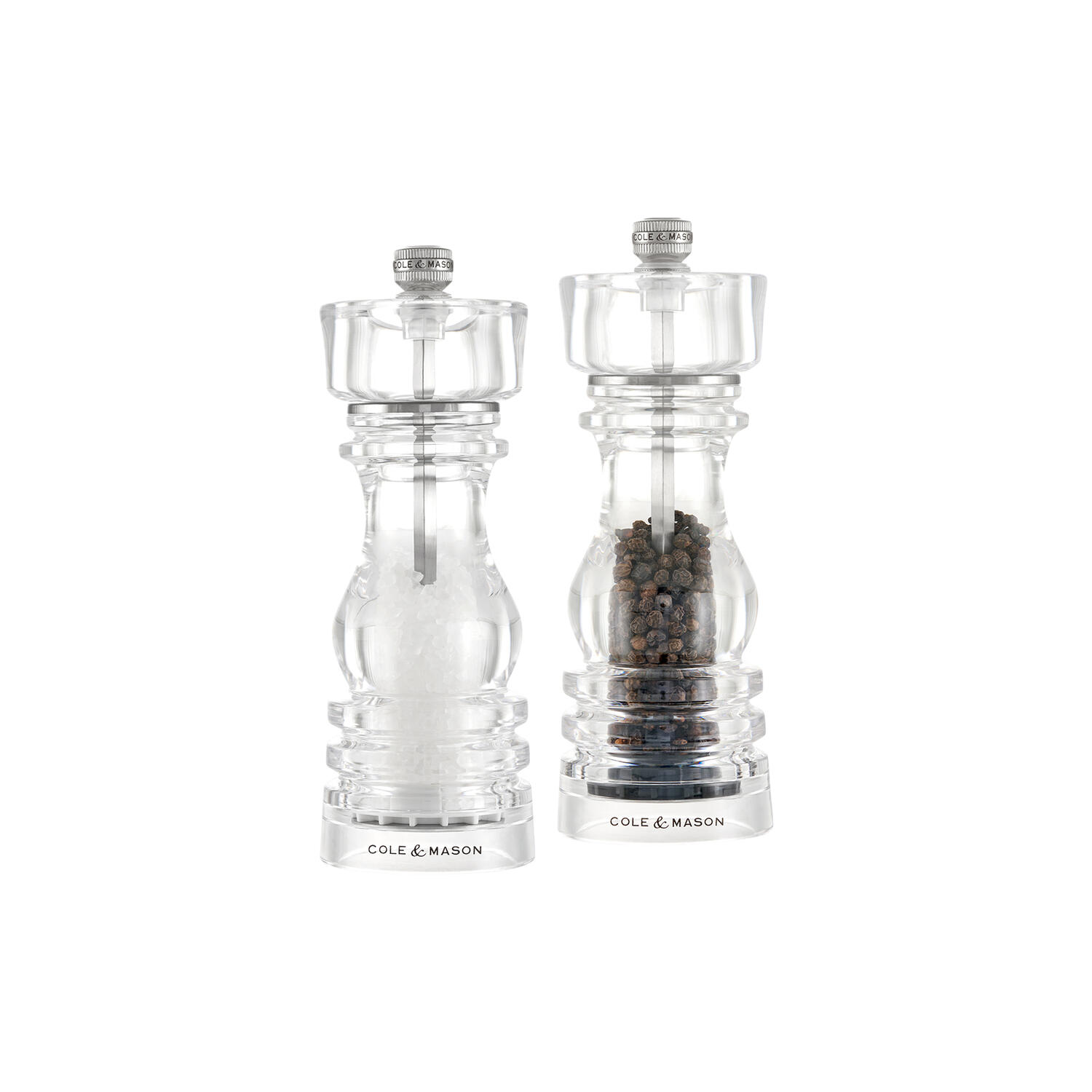 London Salt and pepper set, acrylic