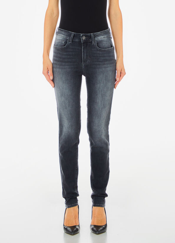 Jeans skinny bottom up