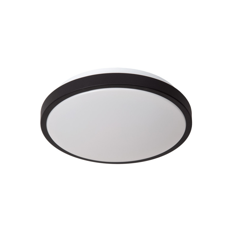 Plafonnier Dasher noir IP44 700 lm 12 W LUCIDE