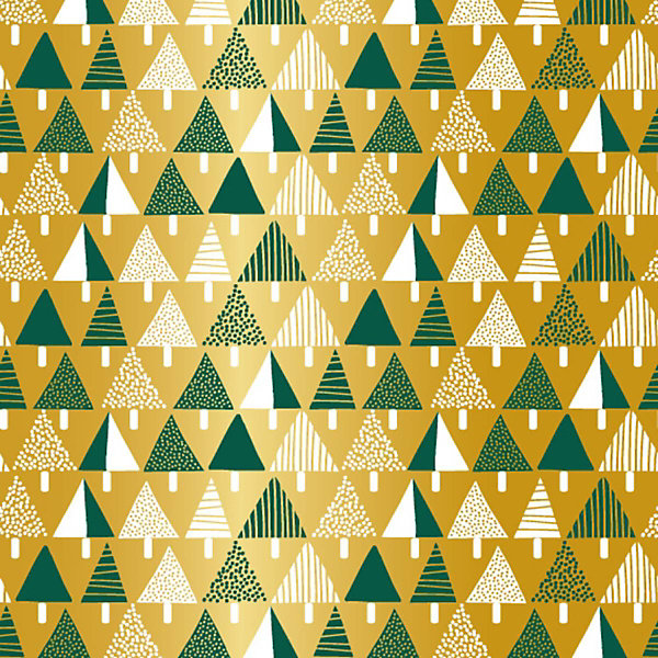 Papier cadeau traditionnel 1000x100cm - feeric lights &christmas