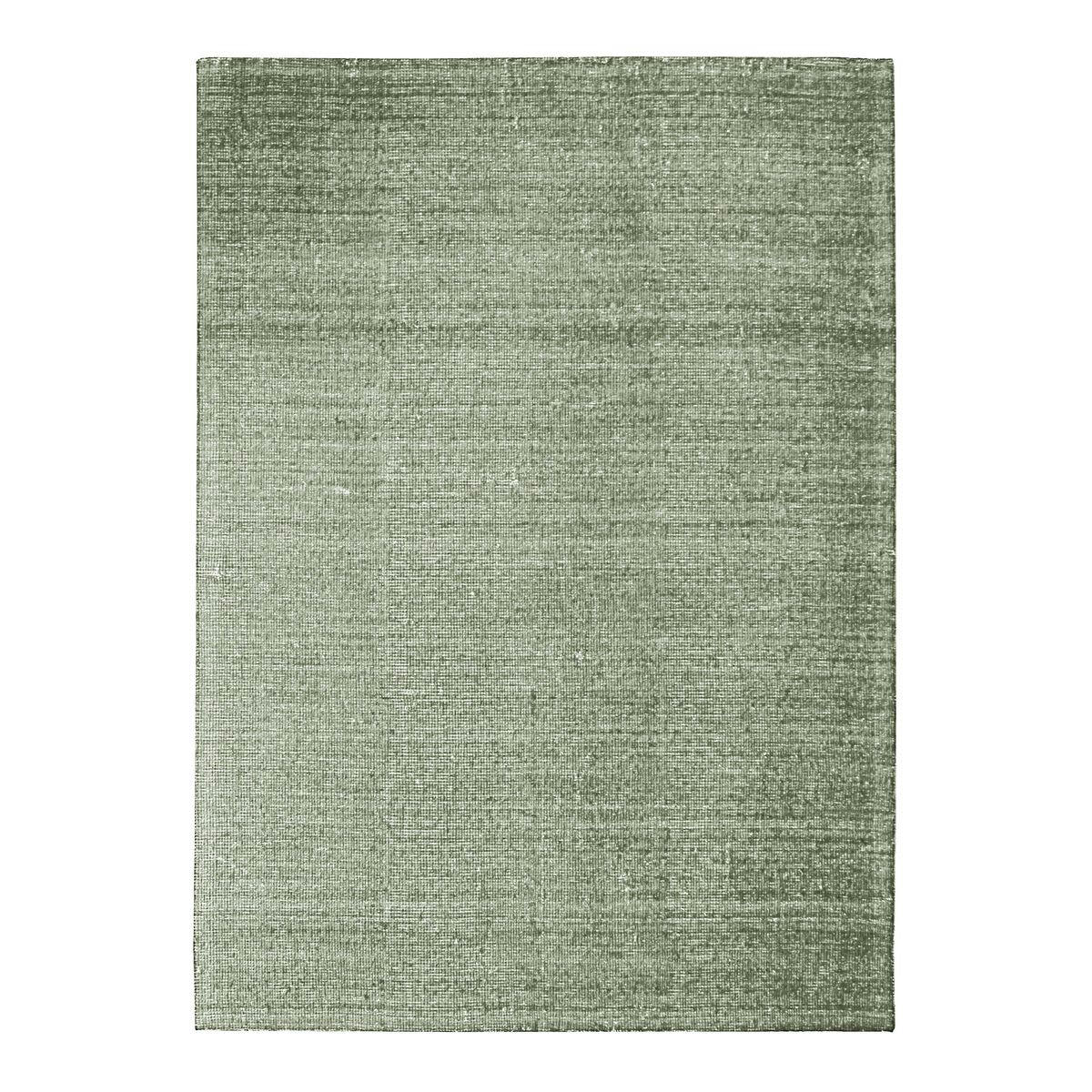 NUDE - Tapis en laine et coton vert clair 160x230