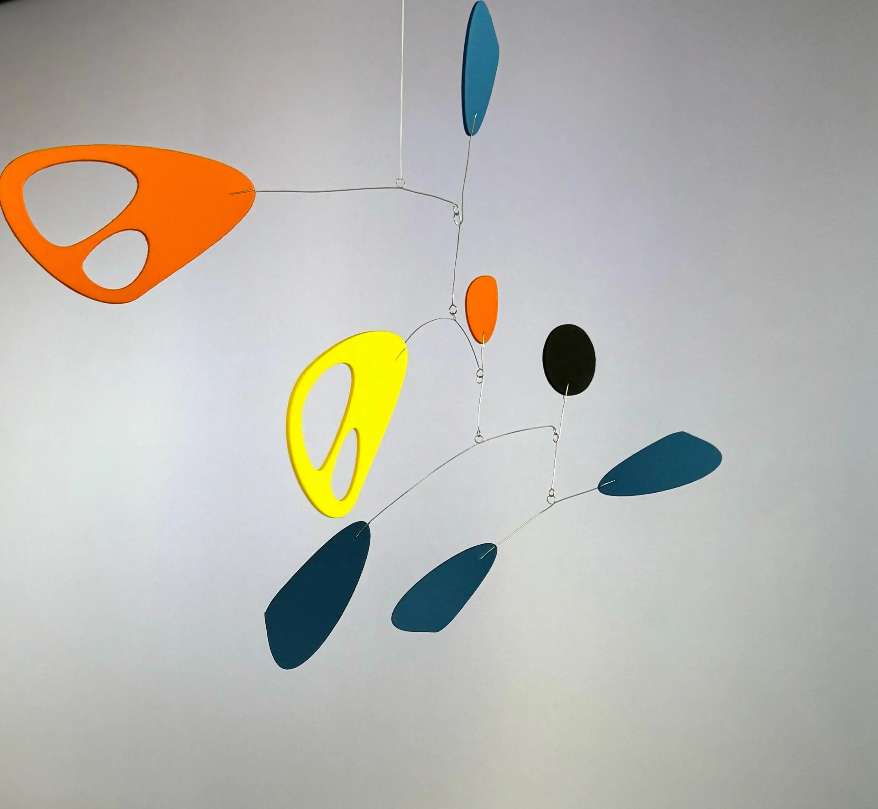 Modern Hanging Mobile Art Kaleidoscope #2 Lightweight Kinetic Sculpture 16 x 7