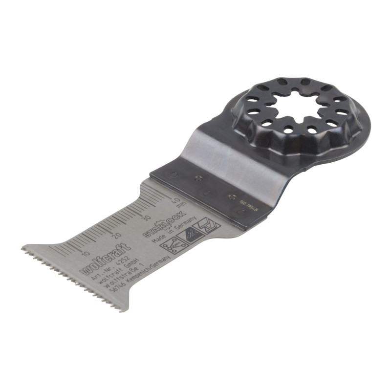 Lame de scie plongeante Starlock BIM pour bois et métaux non-ferreux 35 mm WOLFCRAFT