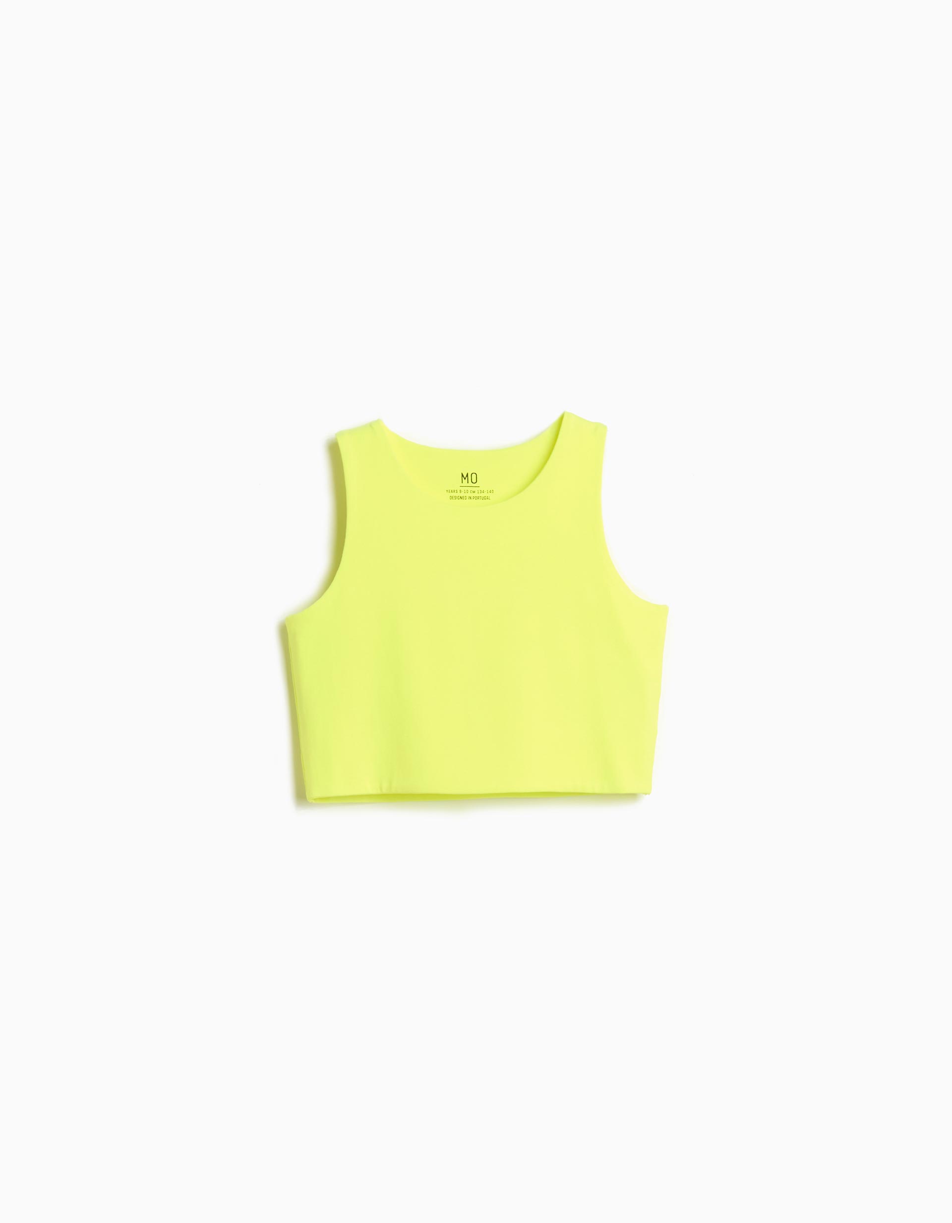 Crop Top, Menina, Amarelo