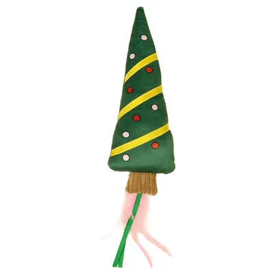 TIAKI Christmas Tree with Ribbon Cat Toy