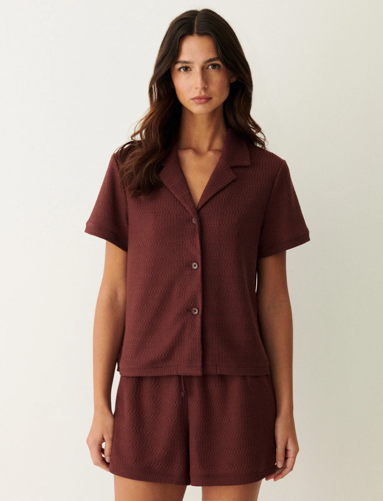 Chemise manches courtes BIGUINE CAPSULE CROCHET