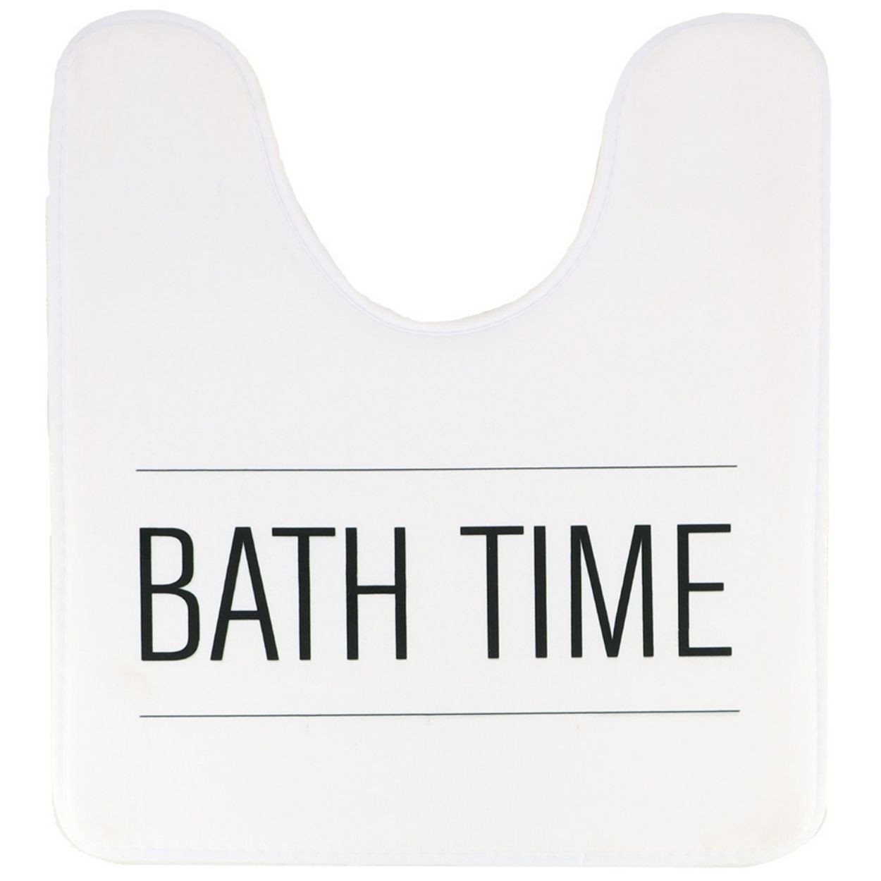 Dywanik pod WC 45x50 cm biały Bath Time