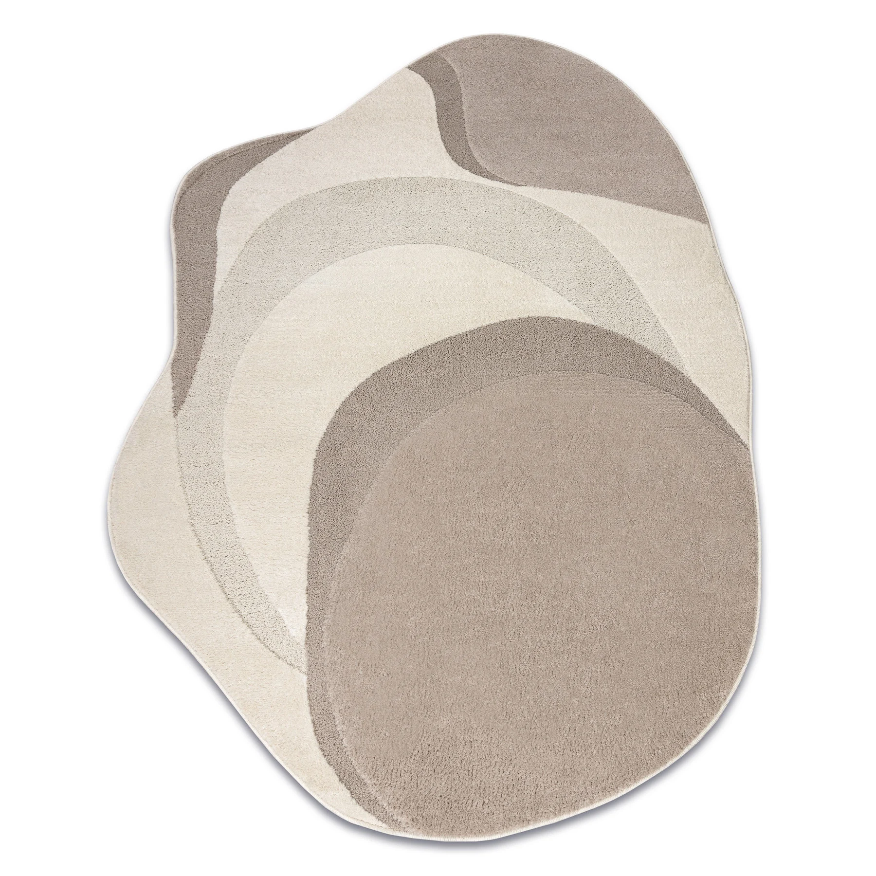 Dywan DUNE 8085 SHAPE krem / beż - Abstrakcja, strukturalny, 133x190 cm