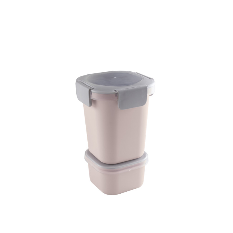 Boîte à lunch Sigma home avec mini boîte individuelle rose SUNWARE