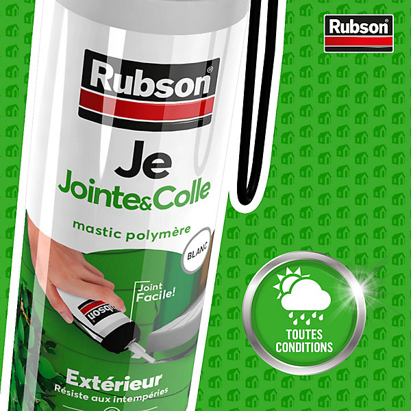 Mastic Rubson Fixation Je Jointe&Colle blanc MSP 100ml