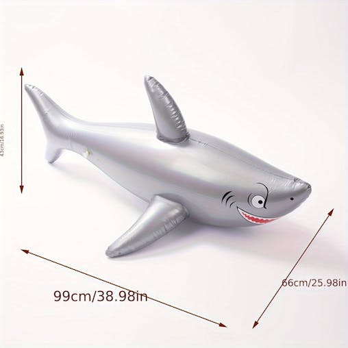 NNETM Inflatable Big Shark Pool Party Toy