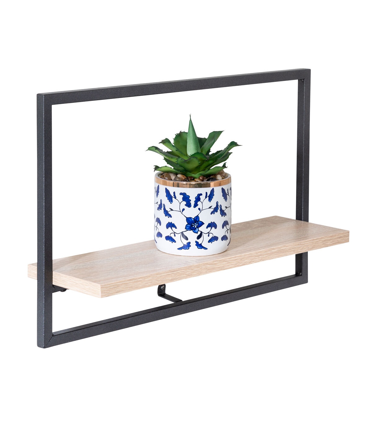 Honey Can Do 17.7 Horizontal Floating Wall Shelf