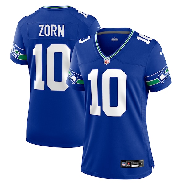 Jim Zorn Seattle Seahawks Nike Women's Throwback Retired Player Game Jersey - Royal/Navy