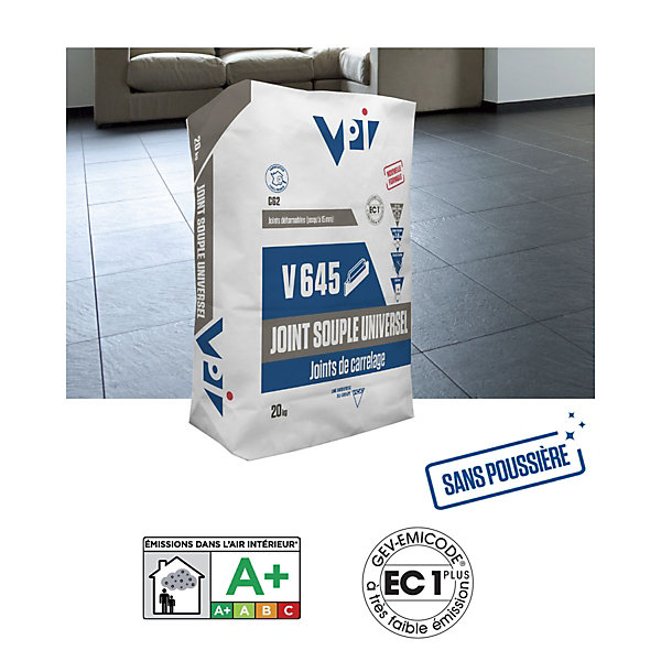 JOINT CARRELAGE - joint carrelage souple terrasse piscine sol chauffant facade hydrofuge Granit - 20 kg - ARCANE INDUSTRIES