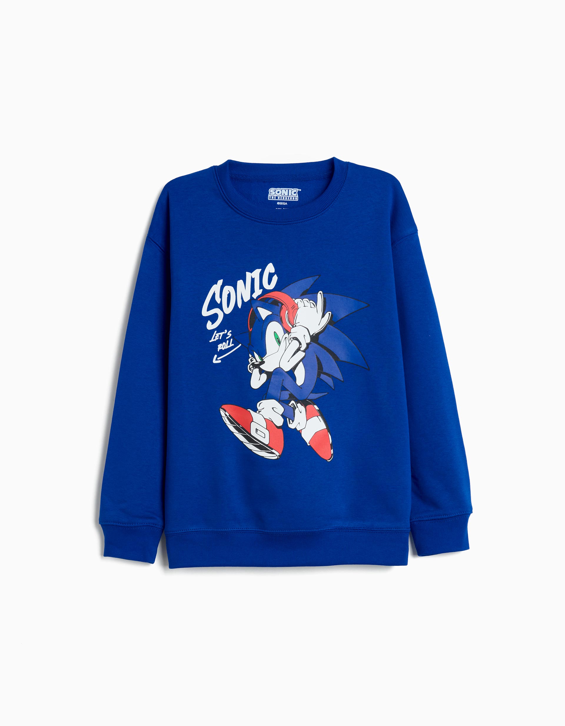 Sweatshirt 'Sonic', Menino, Azul