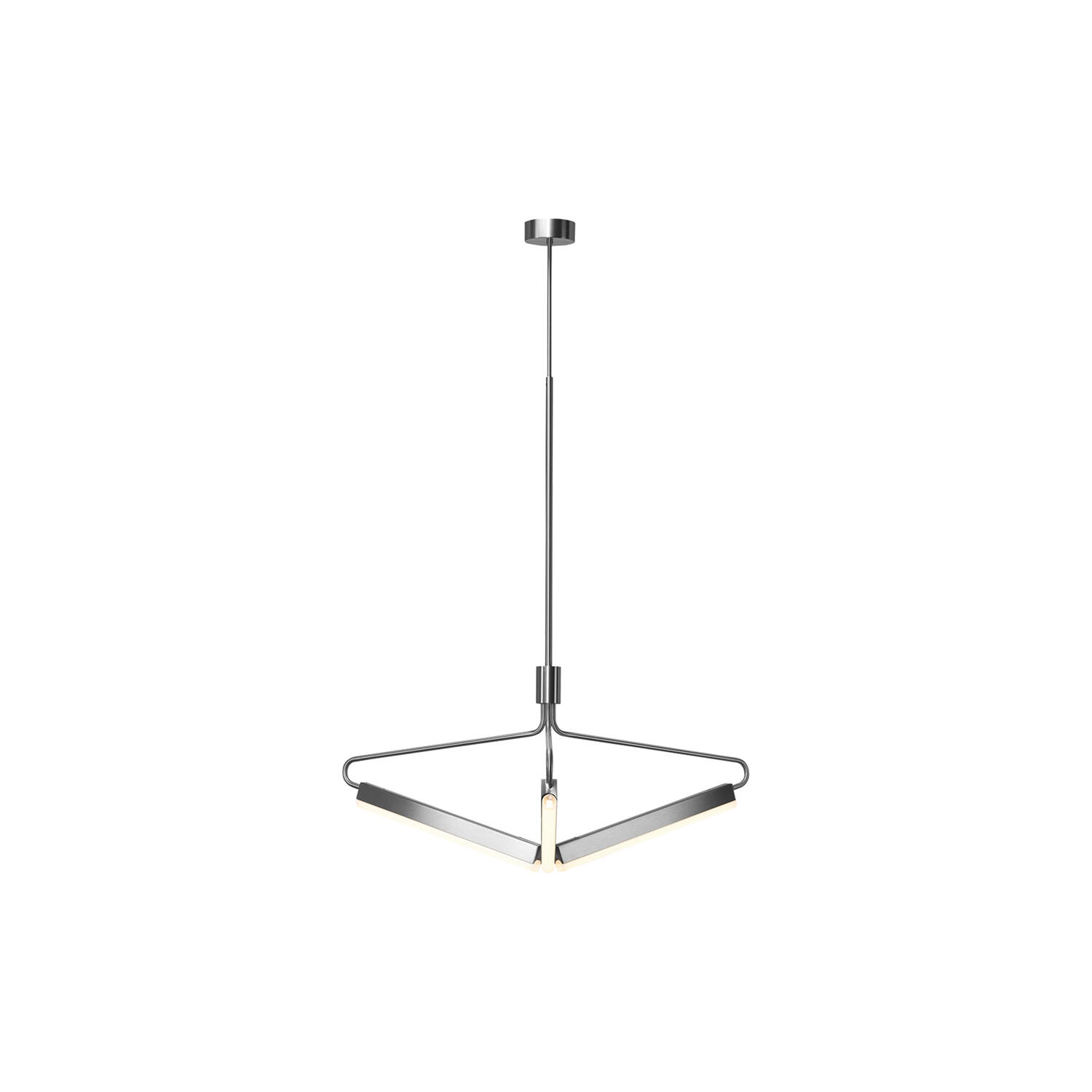 Angel 3 500 Wide Chandelier, steel