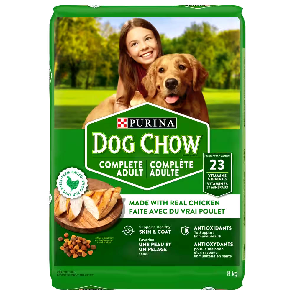 Purina Dog Chow® Complete Chicken Adult Dry Dog Food, 8-kg