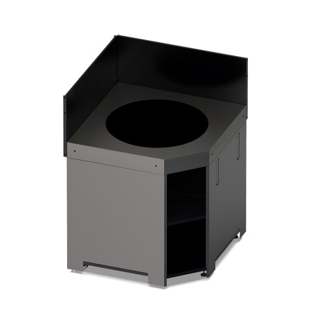 Module d’angle pour Kamado M / L Modulo - Gris Cargo et Noir - Eno
