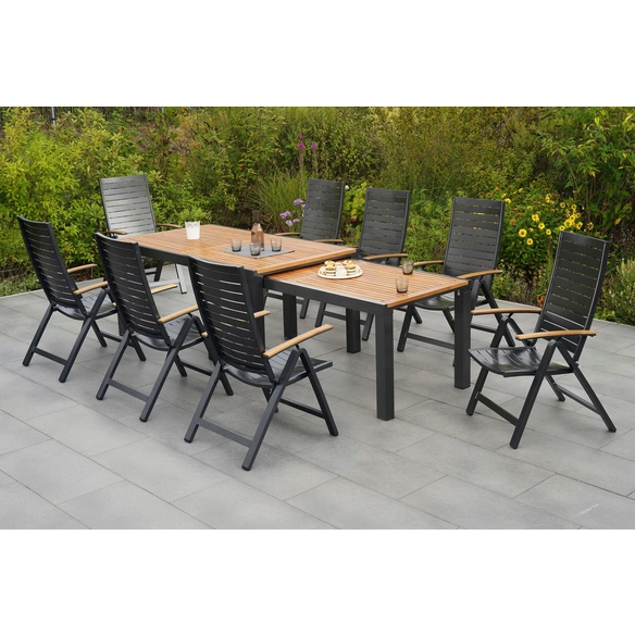 Gartenmöbelset »Astros«, 18-tlg., klappbar, Aluminium/Akazie