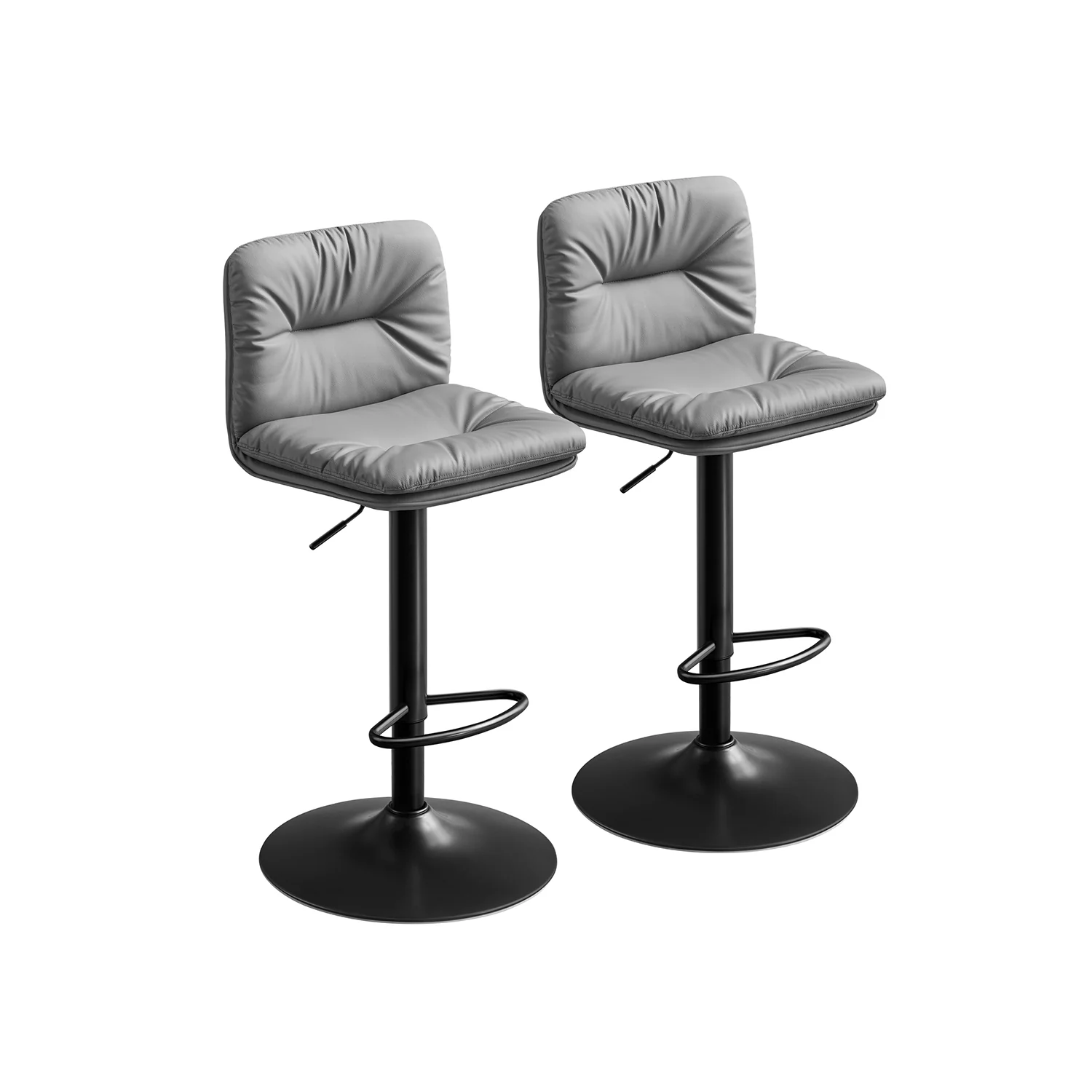 2 tabourets de bar réglables